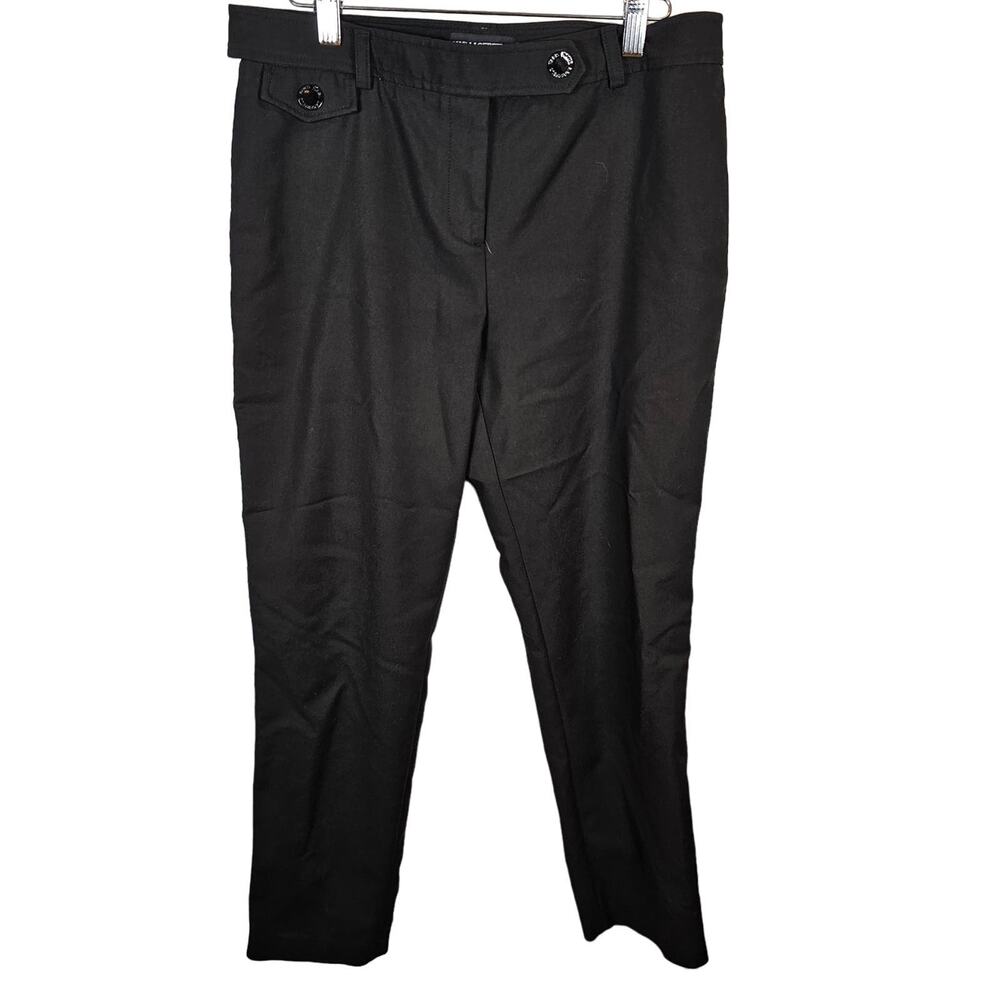 Karl Lagerfeld Paris Women's Dress Pants Slacks Trousers Black 10 Straight Leg
